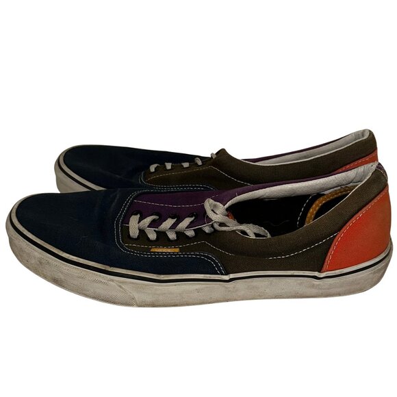 VANS Era Mix Match Colorblock Canvas Skate Shoe Blue GreenPurple Orange Men 11 - Picture 4 of 7